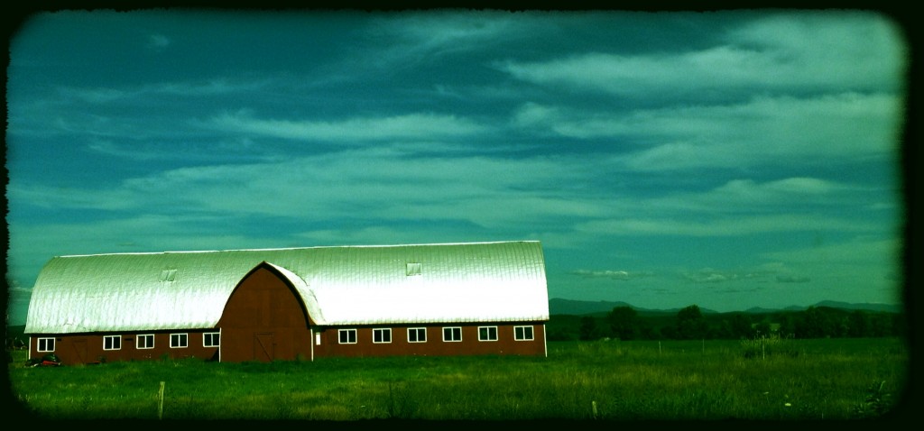 Vermont Farm Landscape photo taken during The Twisted Purl's trip for the Shelburne Art & Craft Show during the summer of 2012.