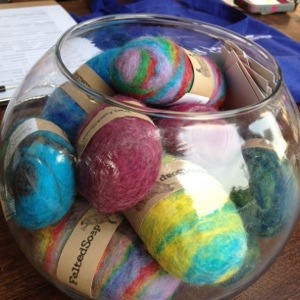 Bowl Felted Soaps by The Twisted Purl