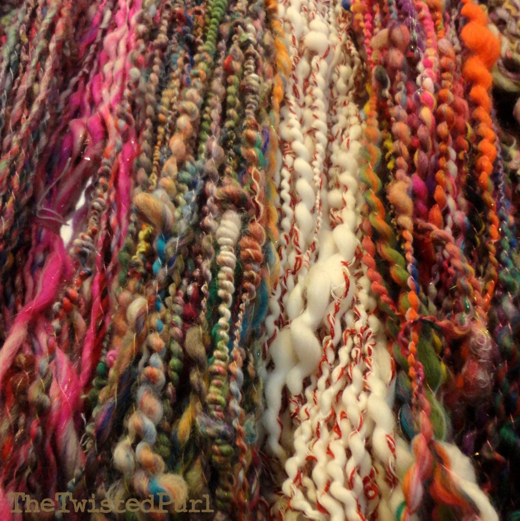 Lots of Handmade Yarn by The Twisted Purl