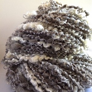 Handspun Alpaca with added bling