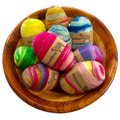Felted Soap Multicolor