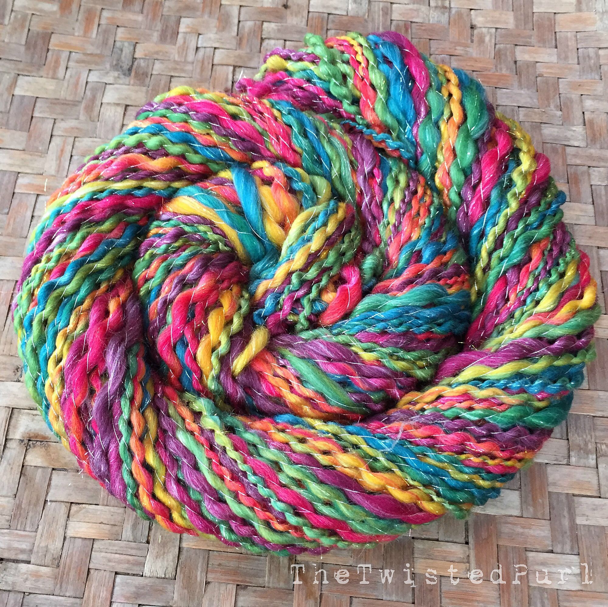 Handspun Yarn made by The Twisted Purl 