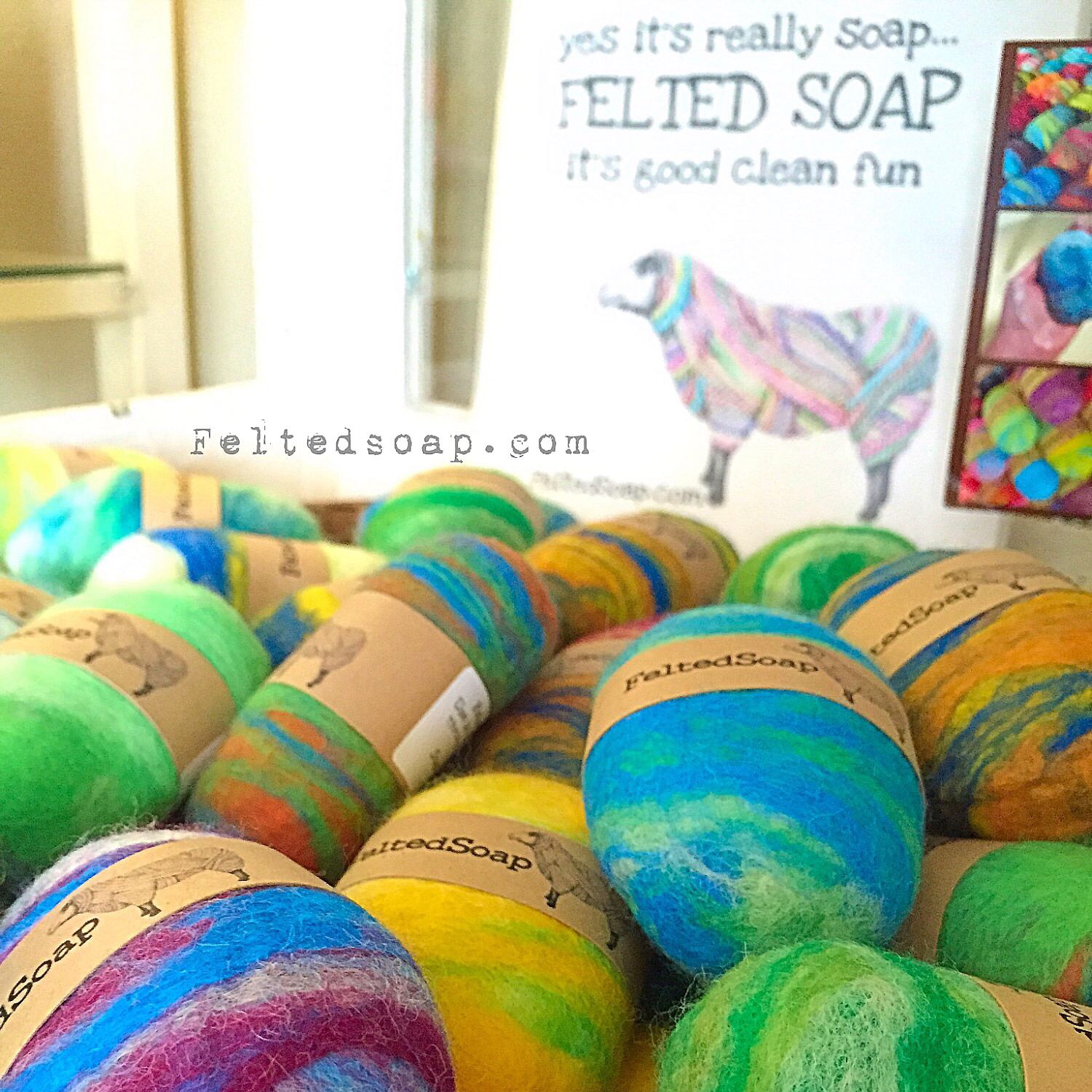 Felted Soaps by The Twisted Purl