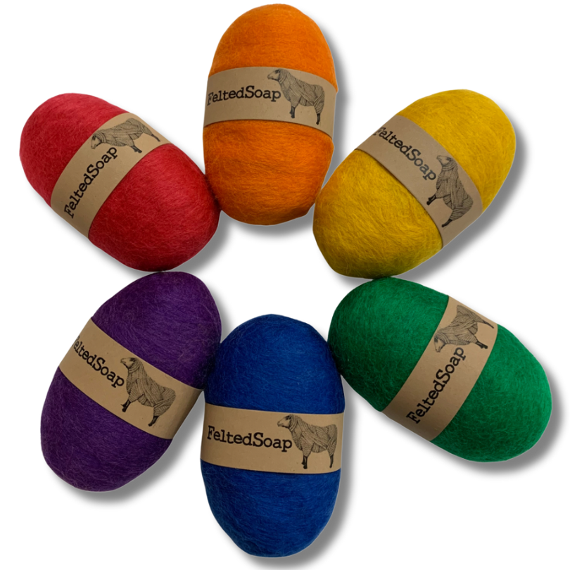 Felted Soap Solid Colors 1 Felted Soap Solid Colors