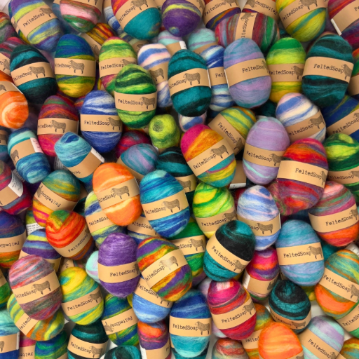 Felted Soap Multicolor 3 Felted Soap Multicolor - Image 3