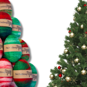 Christmas Felted Soap Holiday Felt Soap by The Twisted Purl